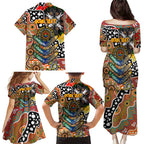 Personalised Giants AFL Celebrating 50 Years of Naidoc Family Matching Puletasi and Hawaiian Shirt NAIDOC Week 2025 Aboriginal