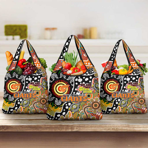 Giants AFL Celebrating 50 Years of Naidoc Grocery Bag NAIDOC Week 2025 Aboriginal