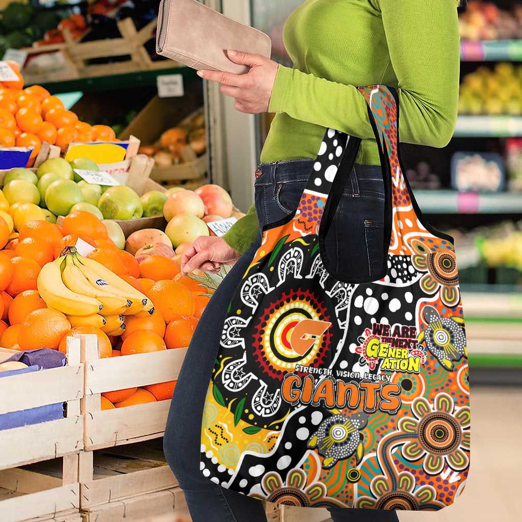 Giants AFL Celebrating 50 Years of Naidoc Grocery Bag NAIDOC Week 2025 Aboriginal
