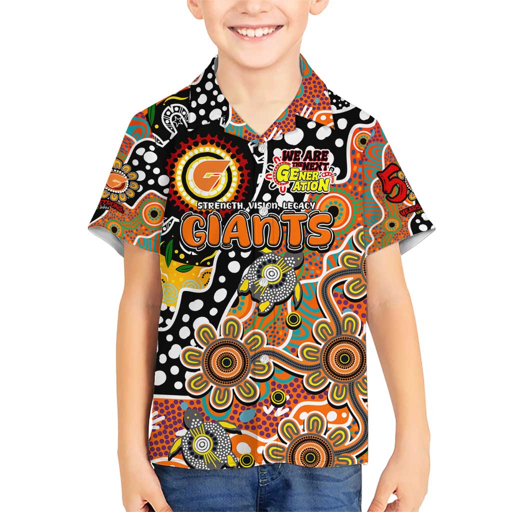 Personalised Giants AFL Celebrating 50 Years of Naidoc Hawaiian Shirt NAIDOC Week 2025 Aboriginal