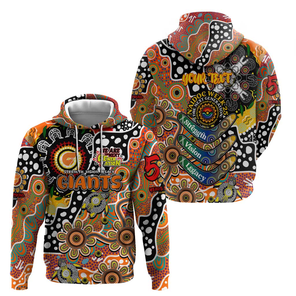 Personalised Giants AFL Celebrating 50 Years of Naidoc Hoodie NAIDOC Week 2025 Aboriginal