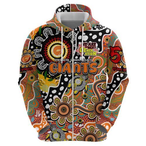 Personalised Giants AFL Celebrating 50 Years of Naidoc Hoodie NAIDOC Week 2025 Aboriginal