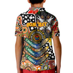 Personalised Giants AFL Celebrating 50 Years of Naidoc Kid Polo Shirt NAIDOC Week 2025 Aboriginal