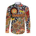 Personalised Giants AFL Celebrating 50 Years of Naidoc Long Sleeve Button Shirt NAIDOC Week 2025 Aboriginal