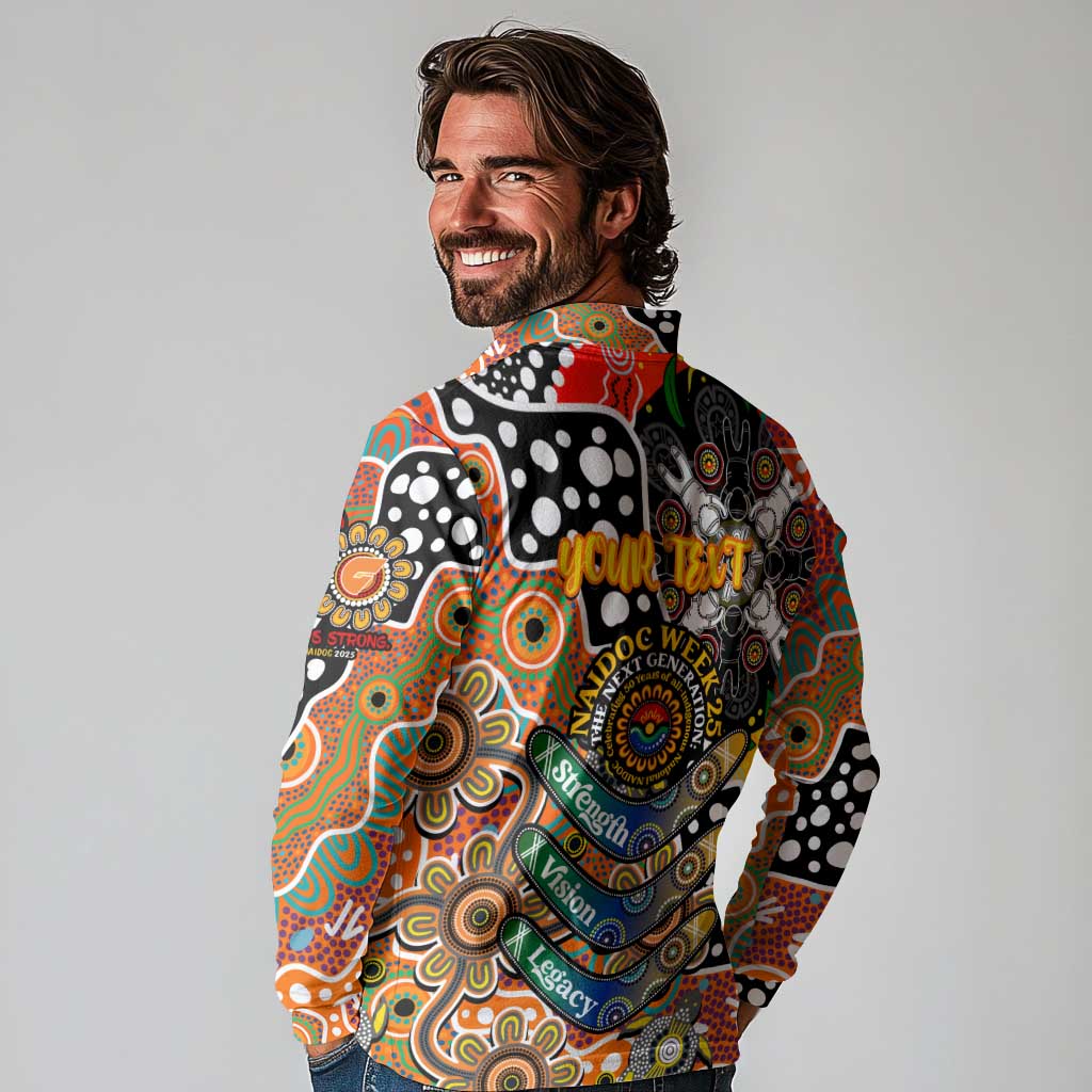 Personalised Giants AFL Celebrating 50 Years of Naidoc Long Sleeve Polo Shirt NAIDOC Week 2025 Aboriginal