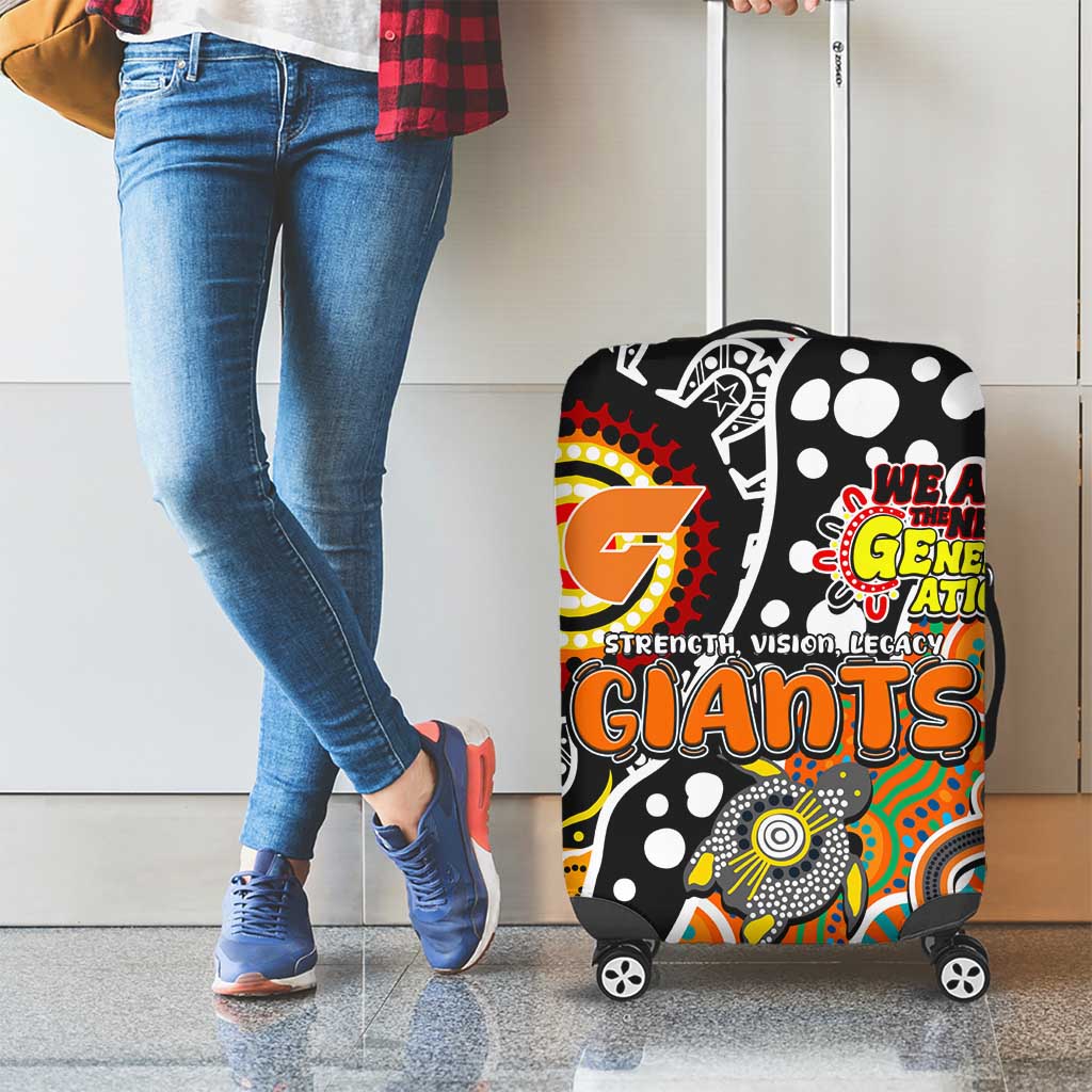 Giants AFL Celebrating 50 Years of Naidoc Luggage Cover NAIDOC Week 2025 Aboriginal
