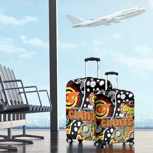 Giants AFL Celebrating 50 Years of Naidoc Luggage Cover NAIDOC Week 2025 Aboriginal
