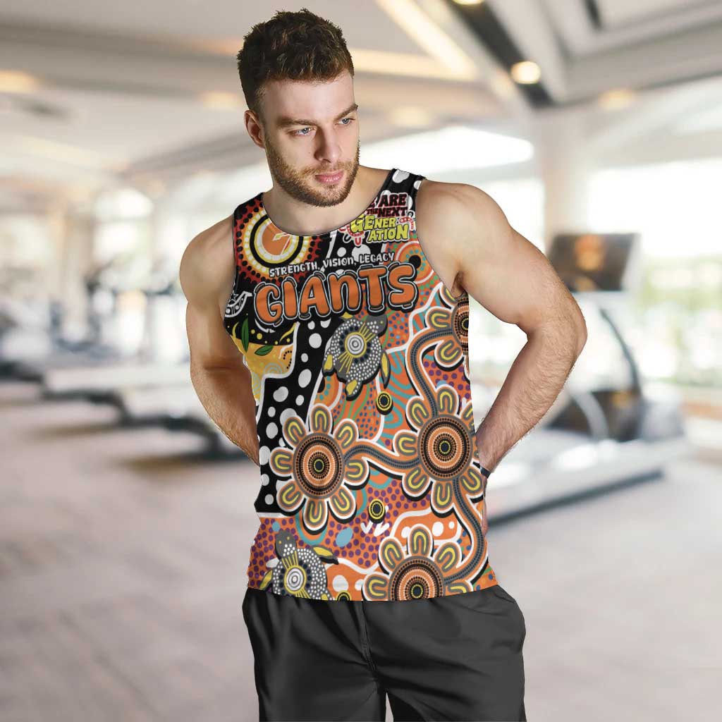 Personalised Giants AFL Celebrating 50 Years of Naidoc Men Tank Top NAIDOC Week 2025 Aboriginal