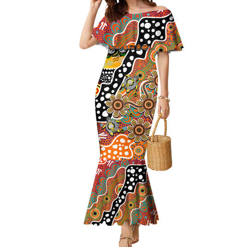 Personalised Giants AFL Celebrating 50 Years of Naidoc Mermaid Dress NAIDOC Week 2025 Aboriginal