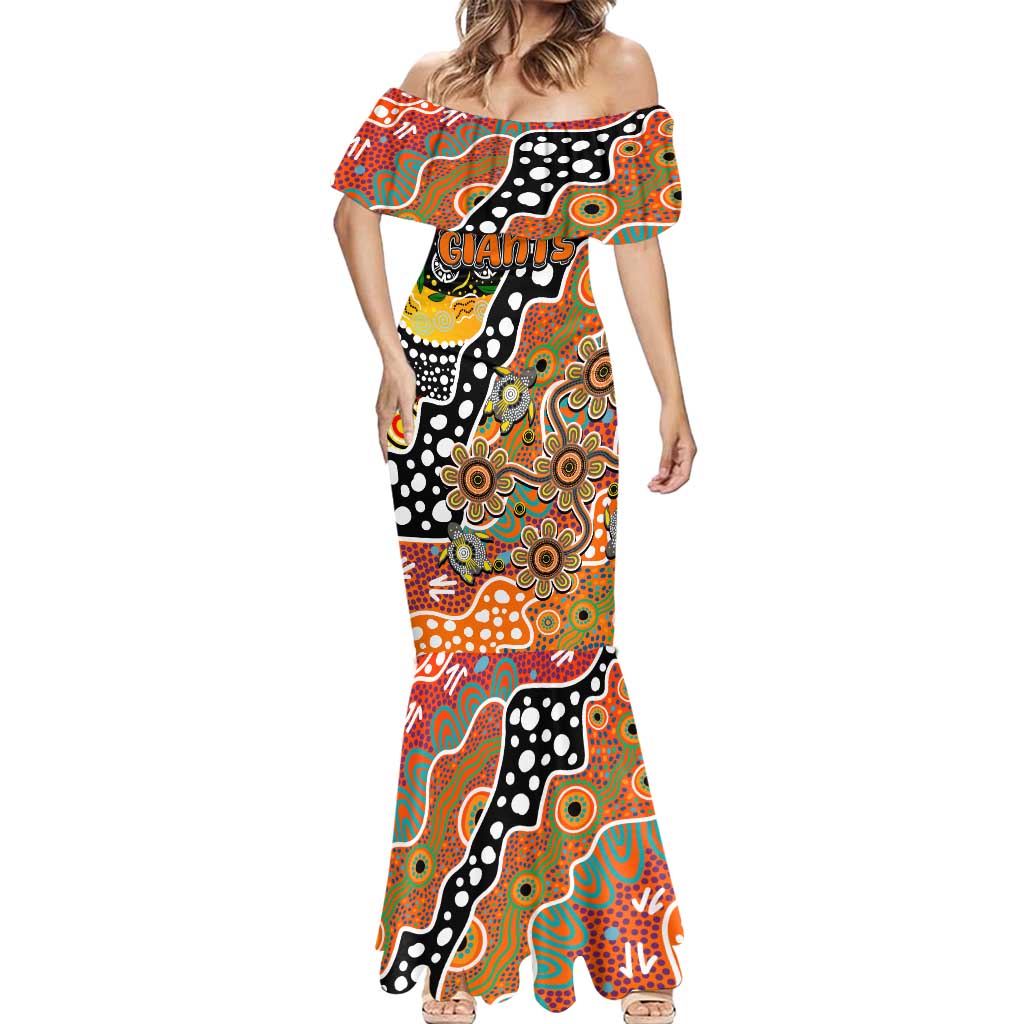 Personalised Giants AFL Celebrating 50 Years of Naidoc Mermaid Dress NAIDOC Week 2025 Aboriginal