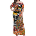 Personalised Giants AFL Celebrating 50 Years of Naidoc Off Shoulder Maxi Dress NAIDOC Week 2025 Aboriginal