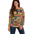 Personalised Giants AFL Celebrating 50 Years of Naidoc Off Shoulder Sweater NAIDOC Week 2025 Aboriginal