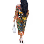 Personalised Giants AFL Celebrating 50 Years of Naidoc Off The Shoulder Long Sleeve Dress NAIDOC Week 2025 Aboriginal