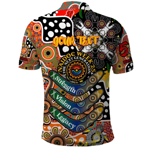 Personalised Giants AFL Celebrating 50 Years of Naidoc Polo Shirt NAIDOC Week 2025 Aboriginal