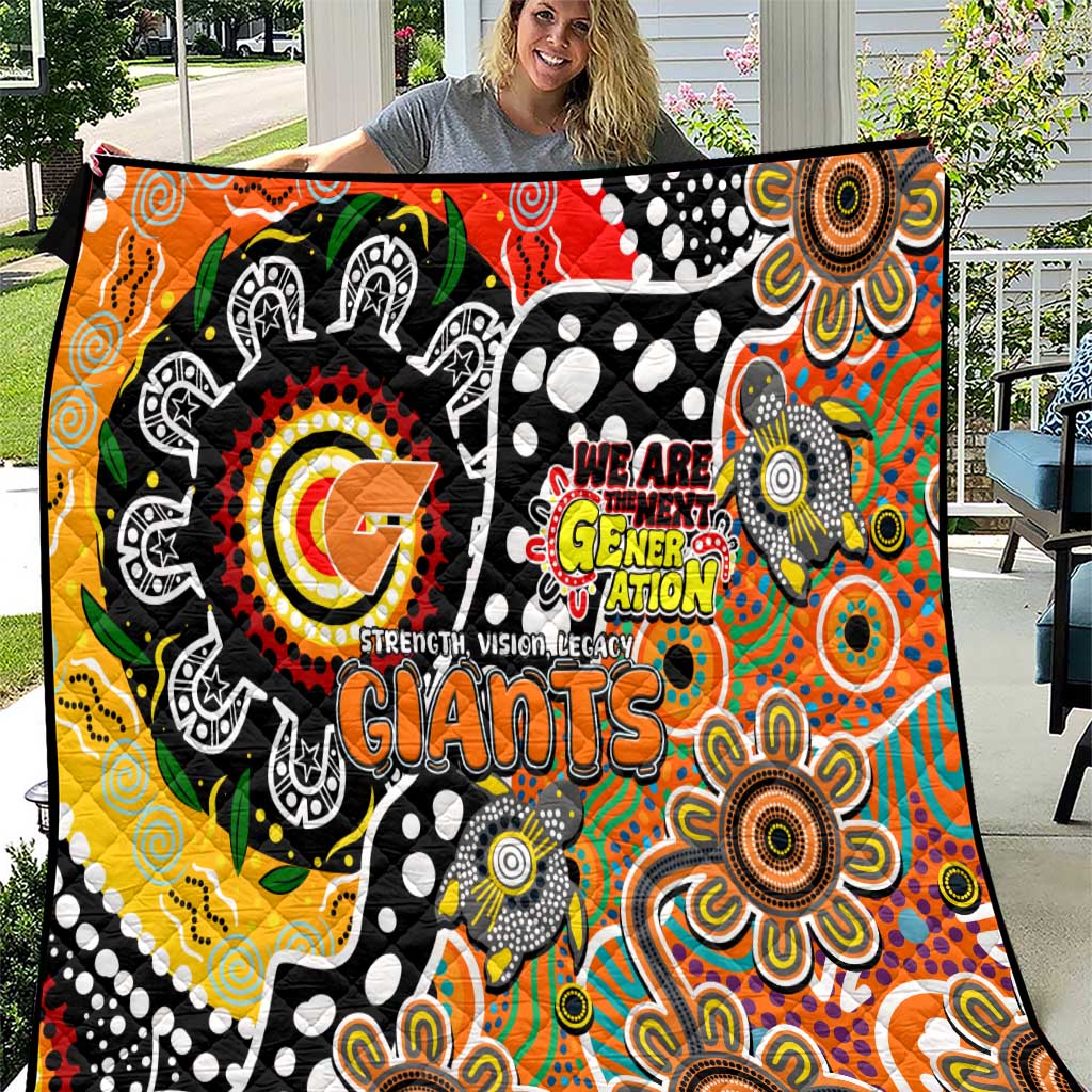 Giants AFL Celebrating 50 Years of Naidoc Quilt NAIDOC Week 2025 Aboriginal