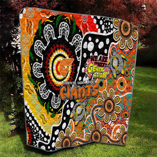 Giants AFL Celebrating 50 Years of Naidoc Quilt NAIDOC Week 2025 Aboriginal