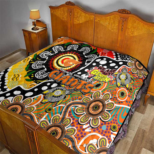 Giants AFL Celebrating 50 Years of Naidoc Quilt NAIDOC Week 2025 Aboriginal