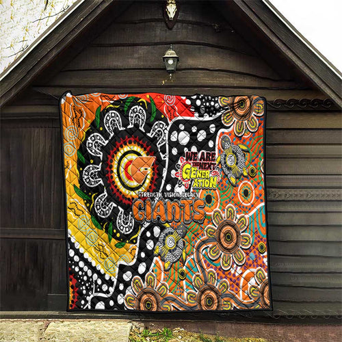 Giants AFL Celebrating 50 Years of Naidoc Quilt NAIDOC Week 2025 Aboriginal