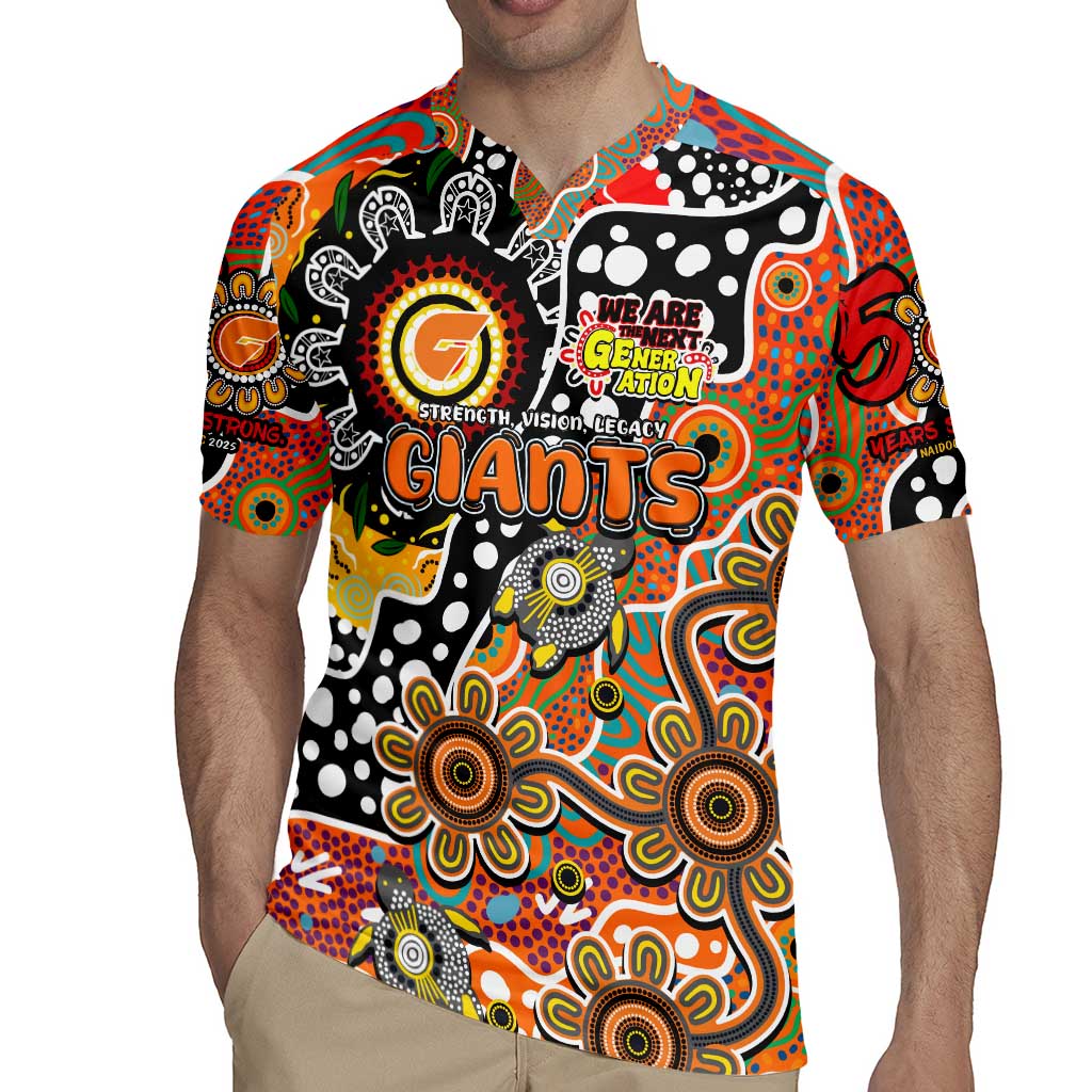 Personalised Giants AFL Celebrating 50 Years of Naidoc Rugby Jersey NAIDOC Week 2025 Aboriginal