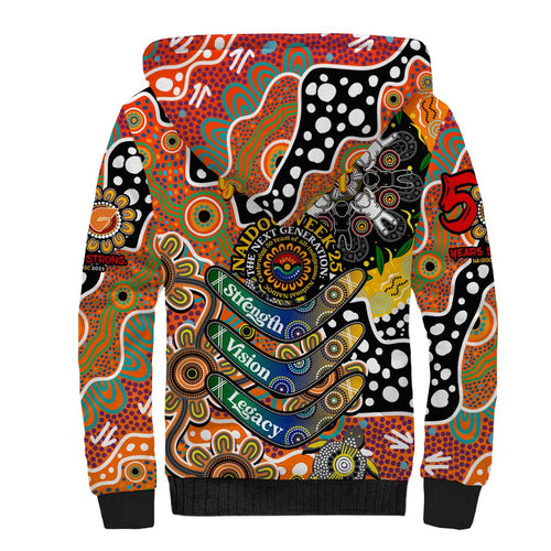 Personalised Giants AFL Celebrating 50 Years of Naidoc Sherpa Hoodie NAIDOC Week 2025 Aboriginal