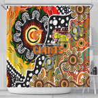 Giants AFL Celebrating 50 Years of Naidoc Shower Curtain NAIDOC Week 2025 Aboriginal