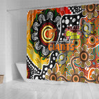 Giants AFL Celebrating 50 Years of Naidoc Shower Curtain NAIDOC Week 2025 Aboriginal