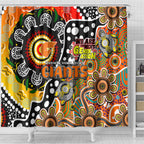 Giants AFL Celebrating 50 Years of Naidoc Shower Curtain NAIDOC Week 2025 Aboriginal