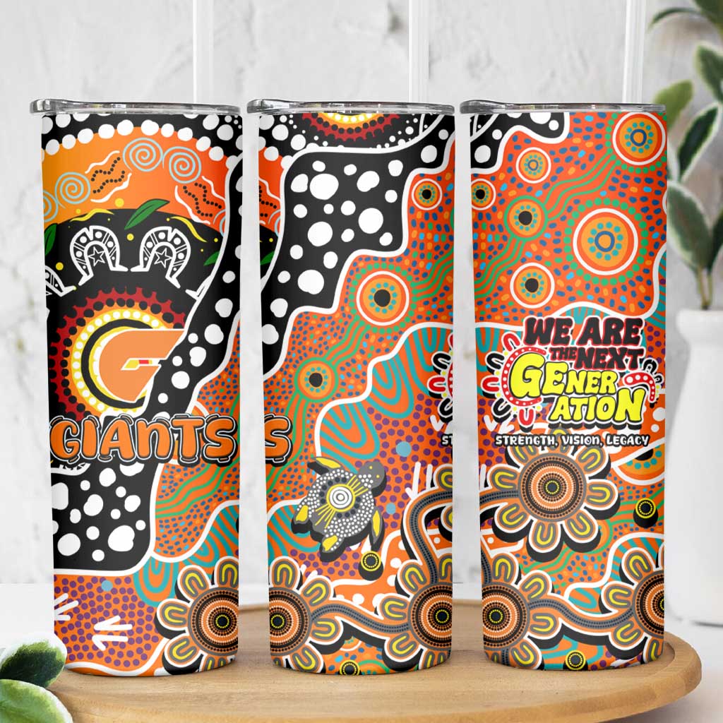 Giants AFL Celebrating 50 Years of Naidoc Skinny Tumbler NAIDOC Week 2025 Aboriginal