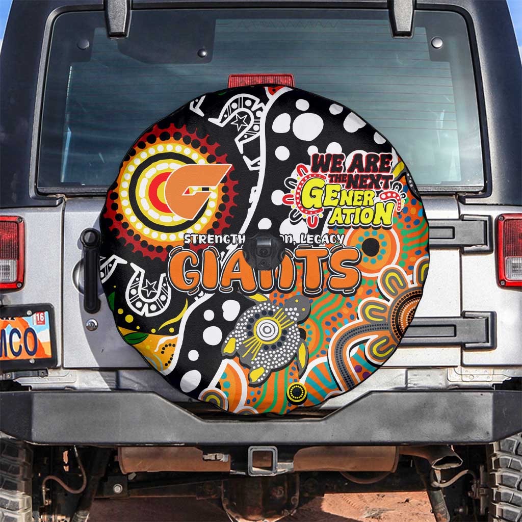 Giants AFL Celebrating 50 Years of Naidoc Spare Tire Cover NAIDOC Week 2025 Aboriginal