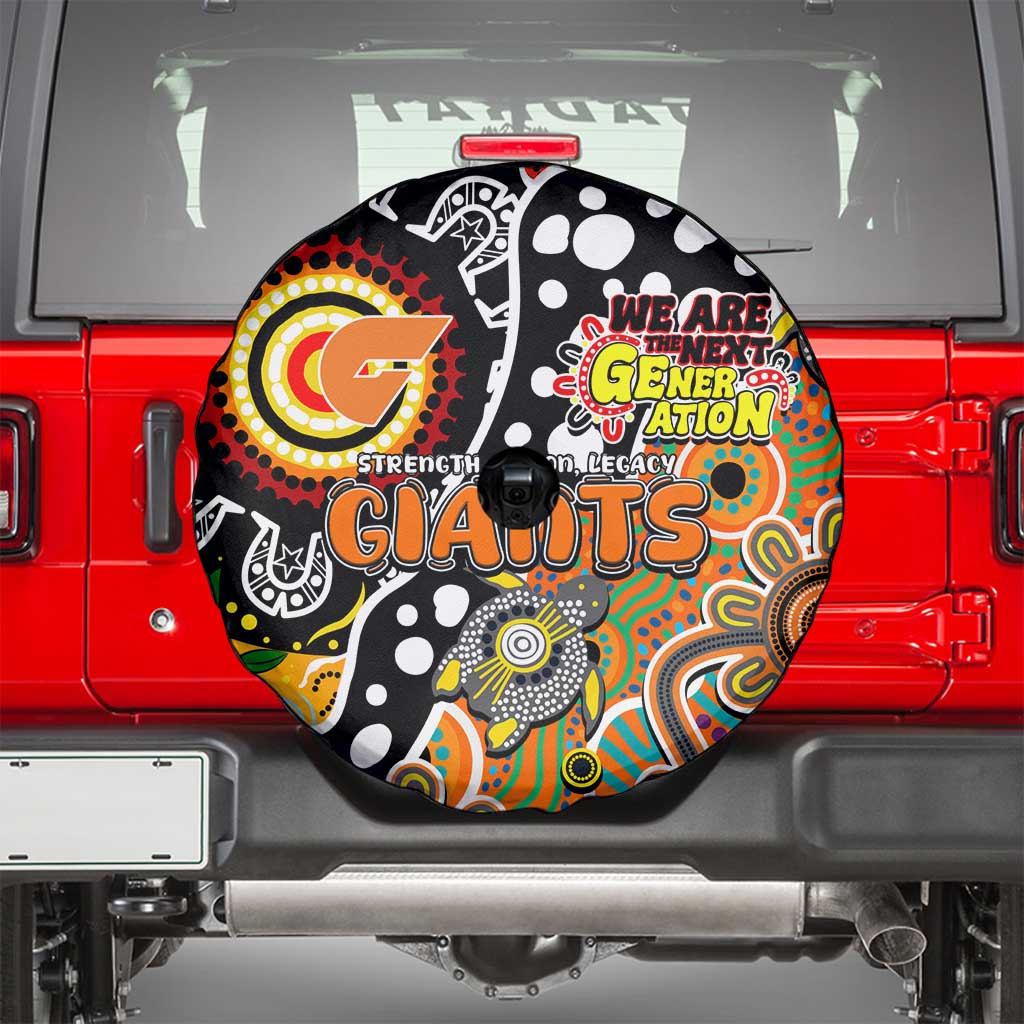 Giants AFL Celebrating 50 Years of Naidoc Spare Tire Cover NAIDOC Week 2025 Aboriginal