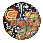 Giants AFL Celebrating 50 Years of Naidoc Spare Tire Cover NAIDOC Week 2025 Aboriginal