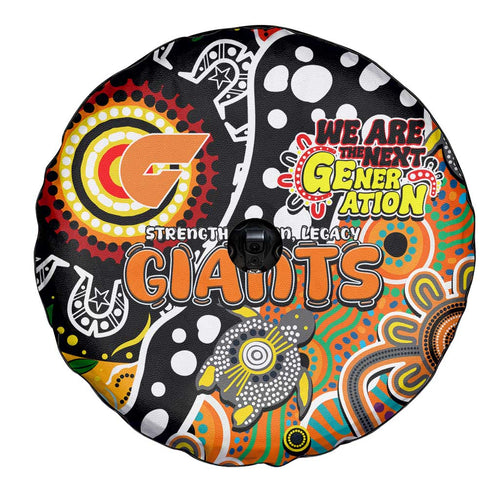 Giants AFL Celebrating 50 Years of Naidoc Spare Tire Cover NAIDOC Week 2025 Aboriginal