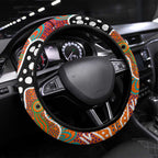 Giants AFL Celebrating 50 Years of Naidoc Steering Wheel Cover NAIDOC Week 2025 Aboriginal