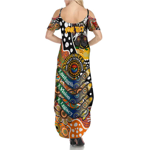 Personalised Giants AFL Celebrating 50 Years of Naidoc Summer Maxi Dress NAIDOC Week 2025 Aboriginal