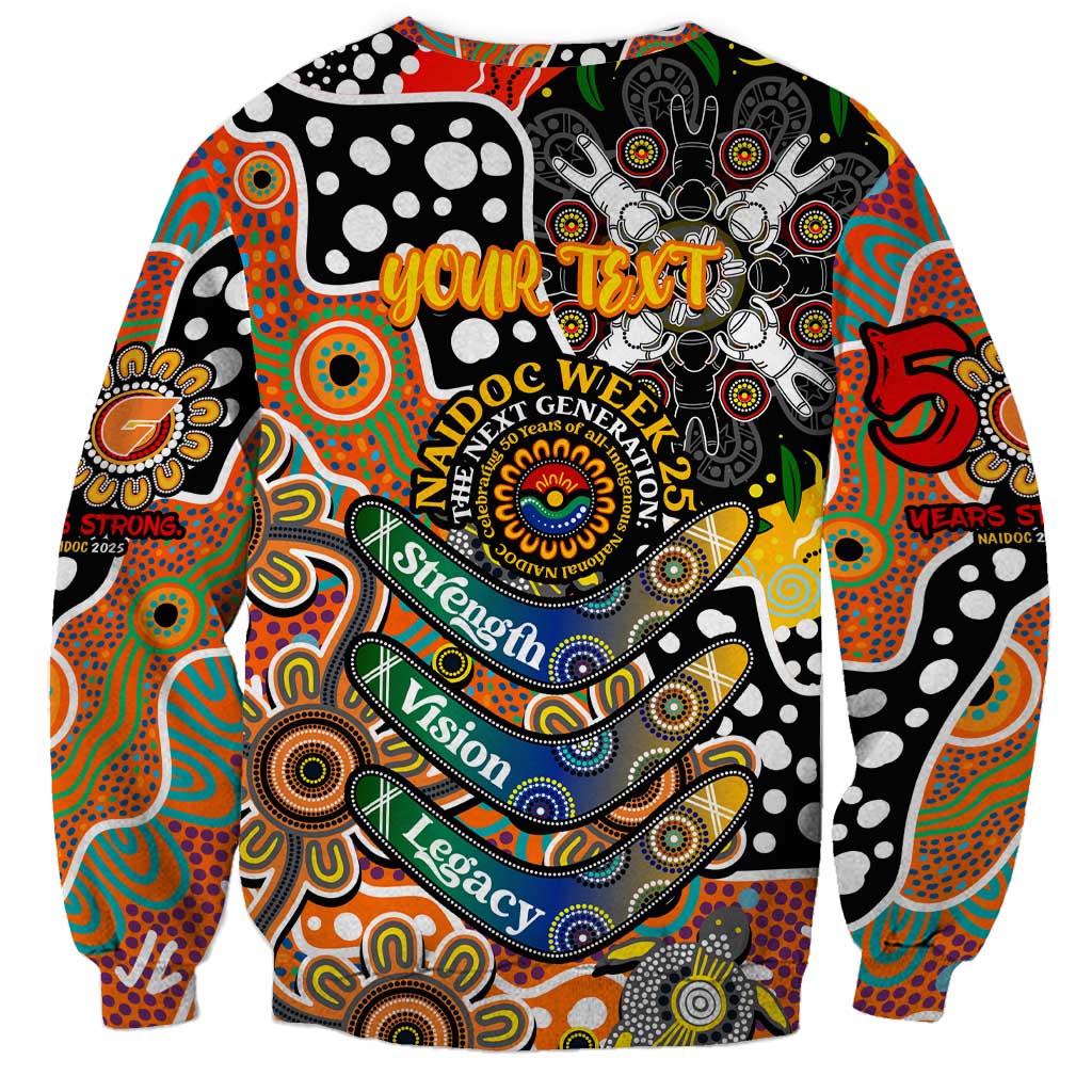 Personalised Giants AFL Celebrating 50 Years of Naidoc Sweatshirt NAIDOC Week 2025 Aboriginal