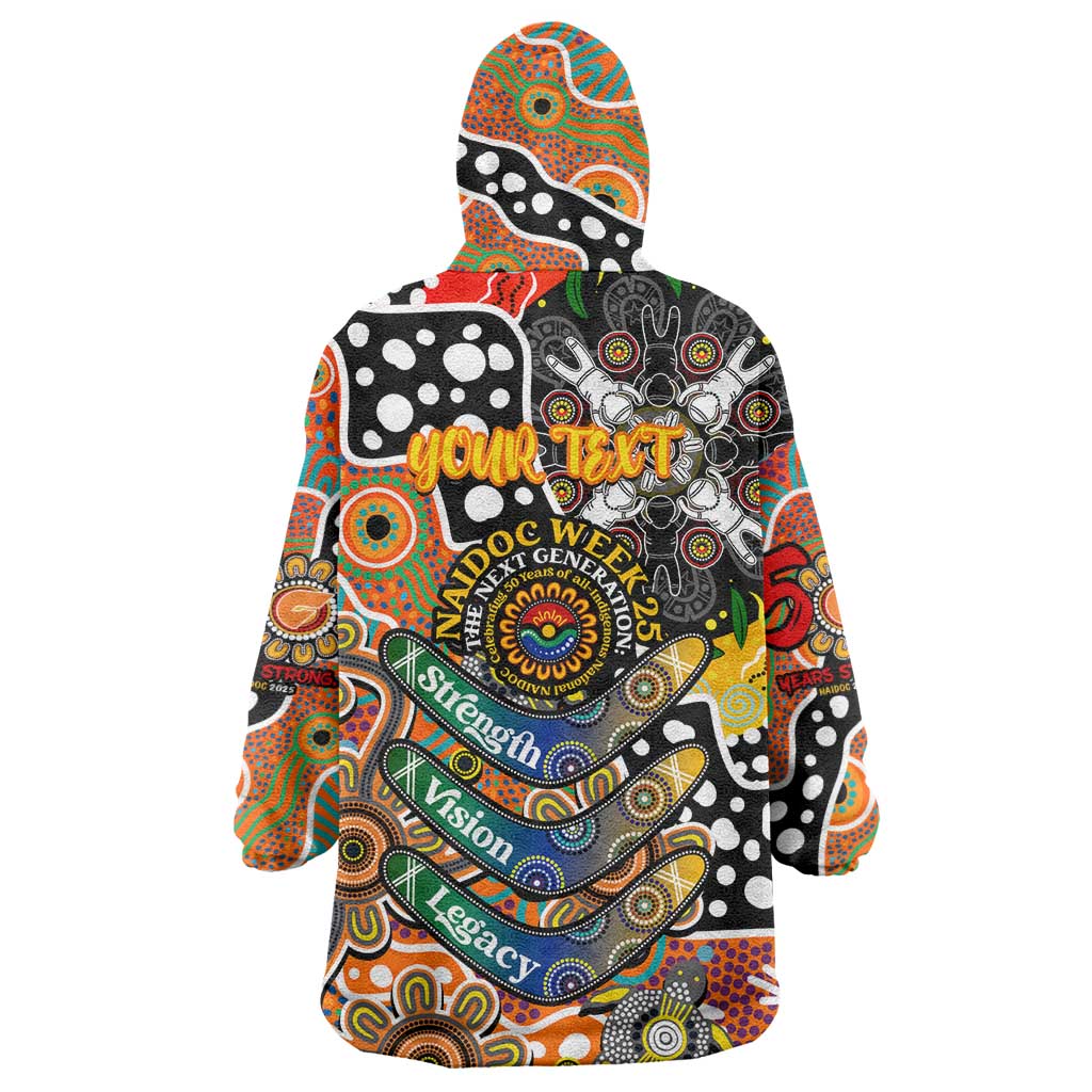 Personalised Giants AFL Celebrating 50 Years of Naidoc Wearable Blanket Hoodie NAIDOC Week 2025 Aboriginal