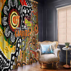 Giants AFL Celebrating 50 Years of Naidoc Window Curtain NAIDOC Week 2025 Aboriginal