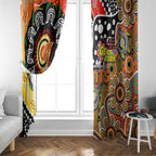 Giants AFL Celebrating 50 Years of Naidoc Window Curtain NAIDOC Week 2025 Aboriginal