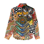 Personalised Giants AFL Celebrating 50 Years of Naidoc Women Casual Shirt NAIDOC Week 2025 Aboriginal
