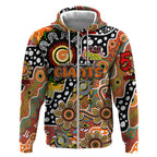 Personalised Giants AFL Celebrating 50 Years of Naidoc Zip Hoodie NAIDOC Week 2025 Aboriginal