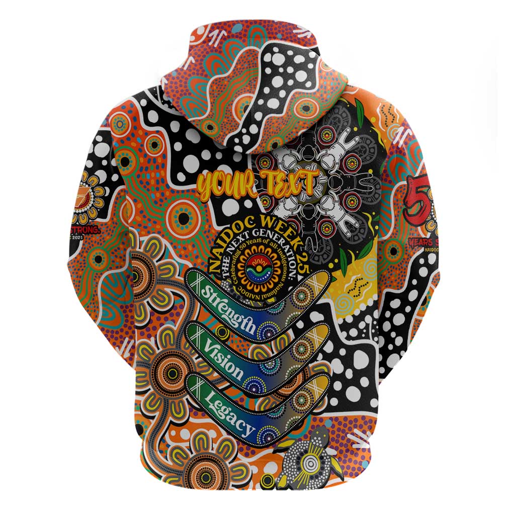 Personalised Giants AFL Celebrating 50 Years of Naidoc Zip Hoodie NAIDOC Week 2025 Aboriginal