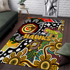 Hawks AFL Celebrating 50 Years of Naidoc Area Rug NAIDOC Week 2025 Aboriginal