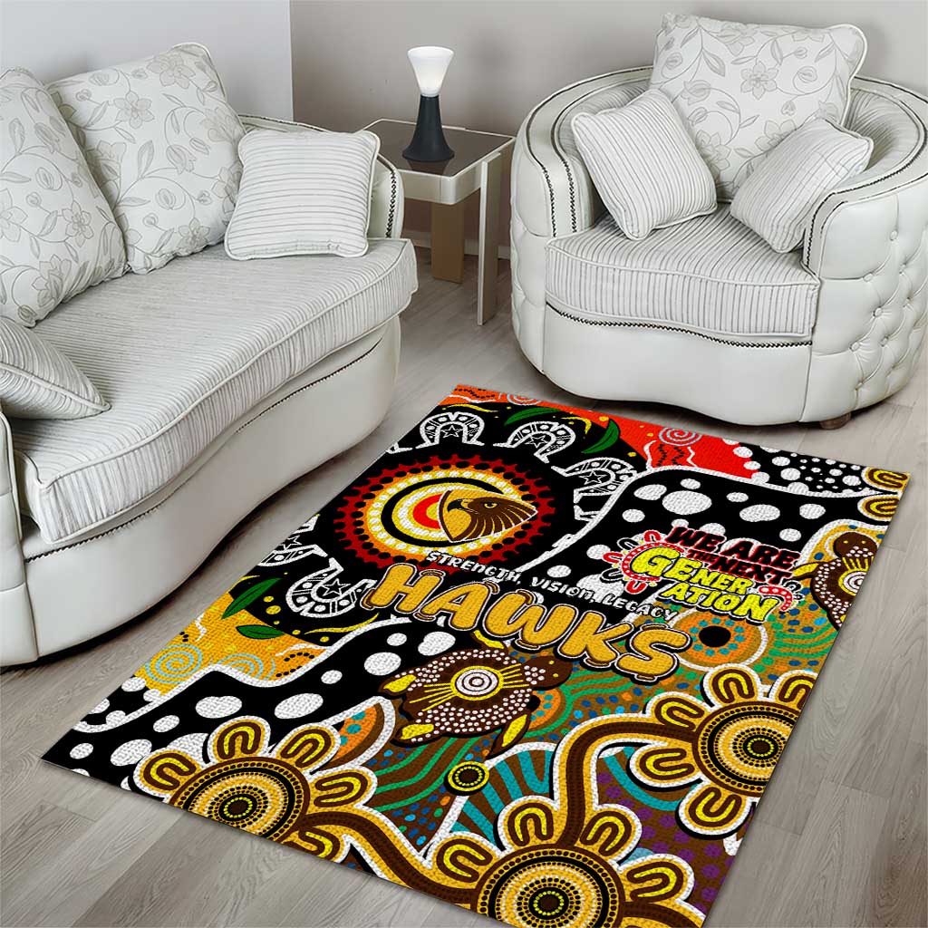Hawks AFL Celebrating 50 Years of Naidoc Area Rug NAIDOC Week 2025 Aboriginal