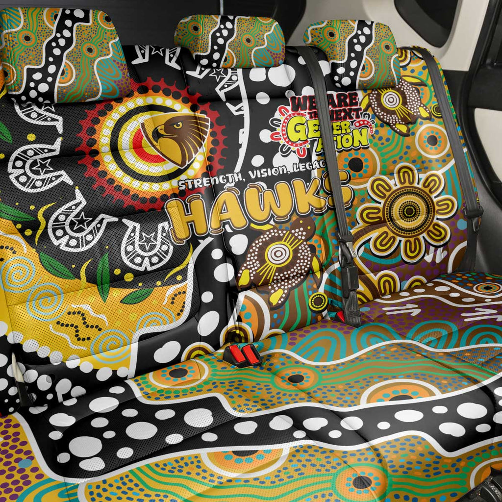 Hawks AFL Celebrating 50 Years of Naidoc Back Car Seat Cover NAIDOC Week 2025 Aboriginal