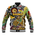 Personalised Hawks AFL Celebrating 50 Years of Naidoc Baseball Jacket NAIDOC Week 2025 Aboriginal