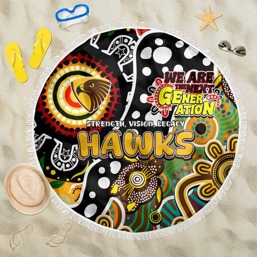 Hawks AFL Celebrating 50 Years of Naidoc Beach Blanket NAIDOC Week 2025 Aboriginal
