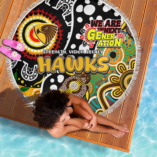 Hawks AFL Celebrating 50 Years of Naidoc Beach Blanket NAIDOC Week 2025 Aboriginal