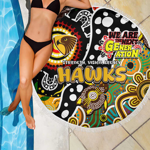 Hawks AFL Celebrating 50 Years of Naidoc Beach Blanket NAIDOC Week 2025 Aboriginal