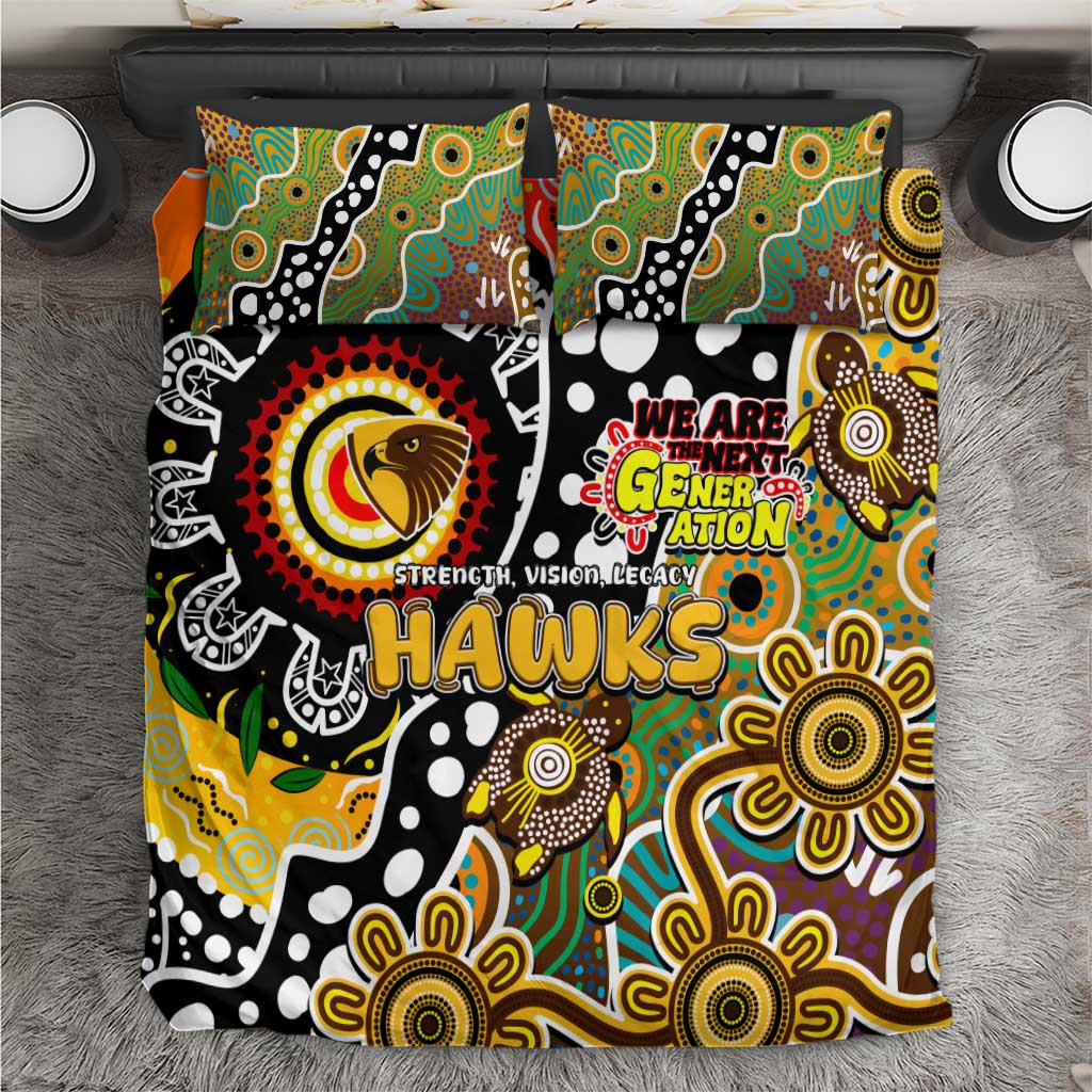 Hawks AFL Celebrating 50 Years of Naidoc Bedding Set NAIDOC Week 2025 Aboriginal
