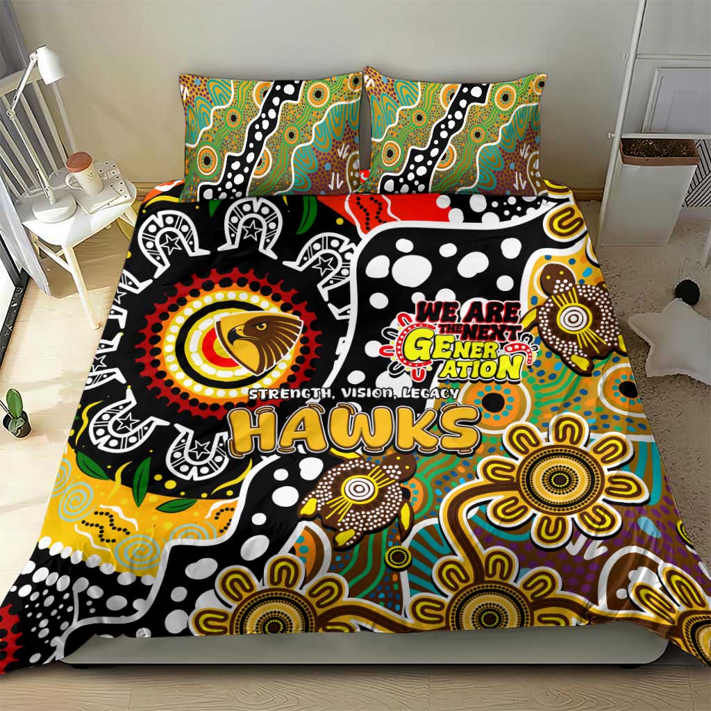 Hawks AFL Celebrating 50 Years of Naidoc Bedding Set NAIDOC Week 2025 Aboriginal